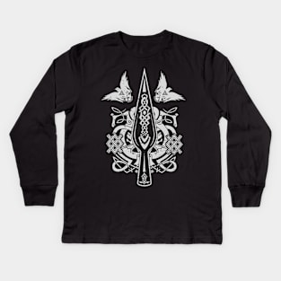 Gungnir - Spear of Odin Kids Long Sleeve T-Shirt